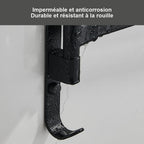 Porte-serviettes mural rotatif en aluminium – vue 5