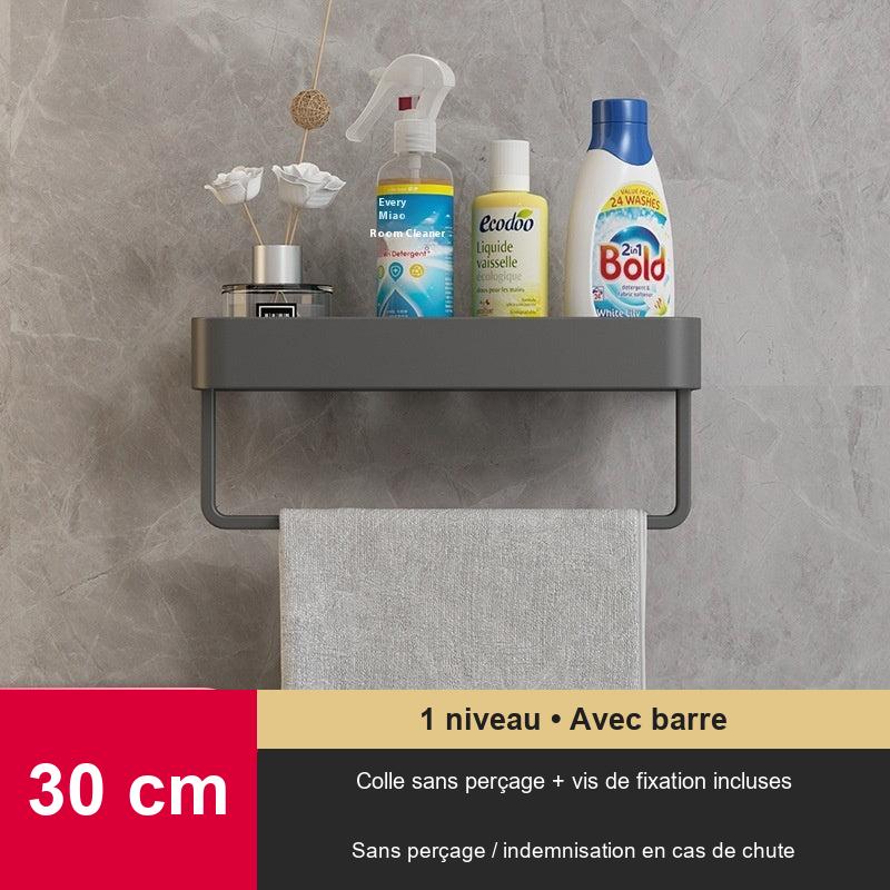 Étagère murale de salle de bain sans perçage – vue 8