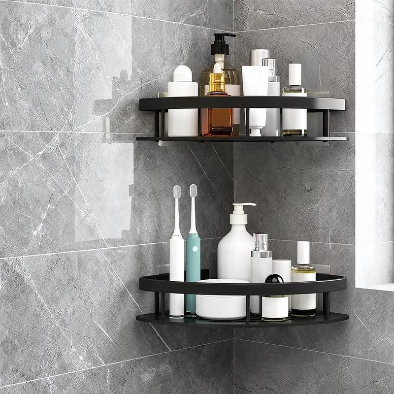 Étagère d’angle de salle de bain sans perçage – vue principale