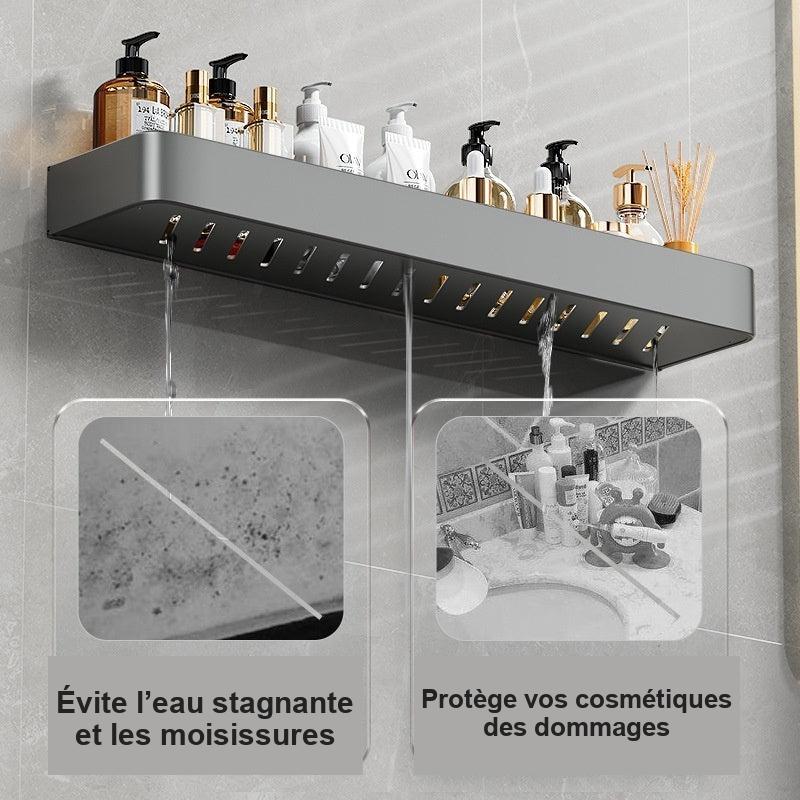 Étagère murale de salle de bain sans perçage – vue 3