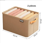 Boîte de rangement textile renforcée – vue 11