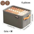 Boîte de rangement textile renforcée – vue 12