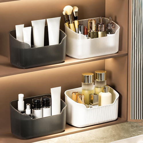 Boîte de rangement compartimentée pour salle de bain – vue principale